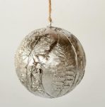 Silver Hanging Ball – 14CM