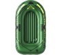 Heavy Duty Inflatable Boat Canoe Green