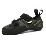 Soleease Entry-level All-around Mens Womens Climbing Shoes For Gym And Sport Climbing 007BLACK 46