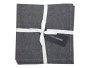 Linen House Revana Chambray Napkins Set Of 4 Black