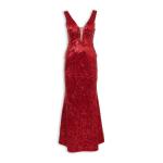 Red Sequins Dress