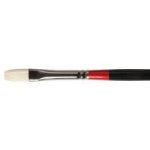 Dr. Georgian G48 4 Long Flat Hog Oil Brush - Long Handle