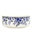Blue And White Floral Ceramic Bowl 14.5CM - None None