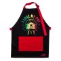 Braai & Beer Aprons Assorted Designs - I Love My Pot Black