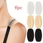 2 4 6PCS Invisible Silica Gel Shoulder Pad Soft Non-slip Seamless Brassiere Straps Cushion Women's Underwear & Underwear Accesso