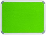 Info Board Aluminium Frame - 2000 1200MM - Lime Green