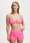 Cotton On Highwaisted Swim Boyshort-party Pink Crinkle