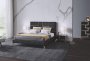 Jazz Black And Gold Full Bedroom Set.