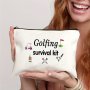 1PC Golfing Survival Kit Makeup Bag Golfing Gift Golf Accessories Humor Gift For Mom Golfer