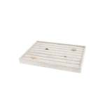 Grey Velvet Open Ring Tray - Small