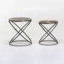 - Paris Set Of 2 Tables - Gold