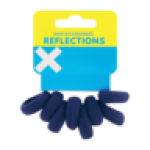 Navy Knitted Elastics 8-PACK