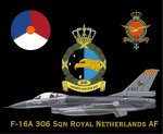 F-16A 306 Sqn Royal Netherlands Af Mouse Pad