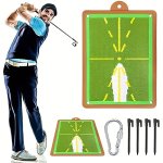 Premium Golf Swing Training Mat - Durable Non-woven Fabric Perfect For Indoor & Outdoor Practice
