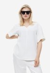 V-neck Top - White