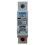 LCD-1 Circuit Breaker 25A 1-POLE Din Rail 17MM 3KA