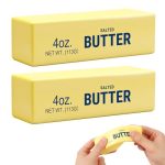 2PACK Slow Rising Dumpling Squishy Butter Squeeze Toys Slow Rising Squishy Squeeze Ball Realistic Butter Stick Soft Squeeze Toys