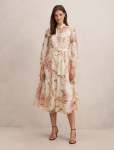 Elena Printed Midi Dress - 20 Chelsea Floral