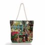 Digital Printed Beach Bag - Cottage Paradise