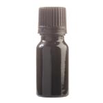 10ML Black Glass Bottle With Fast Flow Dropper Cap - Black