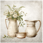 Fabric Paint Panel Enamelware