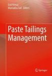 Paste Tailings Management Hardcover 1ST Ed. 2017