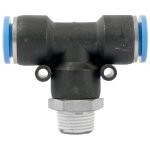 AirCraft Pu Hose Fitting Tee 12MM-3 8" M