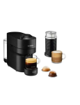 Nespresso Vertuo Pop Liquorice Black + Black Aeroccino Bundle