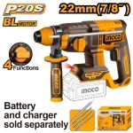 Ingco 20V Ps Lithium-ion Rotary Hammer Drill