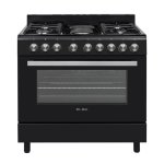 Elba Essential 90CM 4 Burner 2 Electric Gas electric Stove BLACK-96CL727B