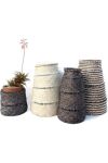 Tall Basket Decor - 65H X 40D Black natural