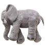 Totland Grey Elephant Pillow Short Plush Pillow - 80CM
