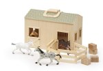 Melissa Fold And Go Wooden Horse Stable