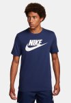 Nike Nsw Tee Icon Ft Frnch Fs - Midnight Navy & White