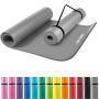 Deluxe Nbr Yoga Mat XL Grey 190X100X1.5CM