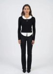 Sissy Boy Hot Date Knit Top - XL Black