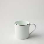 - Premium Porcelain Mug With Black Band