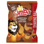 Simba Smoked Beef Flavoured Potato Chips 180G