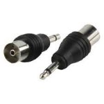 Audio Adapter 3.5MM Mono Jack -tv Socket - 3.5MM Mono Jack -tv Socket