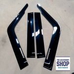 Toyota Landcruiser 70 Series Wind Deflectors Gloss Black Double Cab Single Cab Incl New 2024 Models