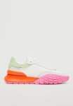Breathe Leather Contrast Sneaker - White