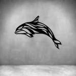 Jumping Whale - Rust Coat L 600 X H 600MM