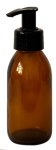 Amber Bottle With Black Pump - 100ML