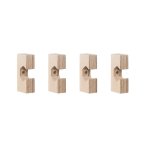 Rect Hex Wall Hooks Set Of 4