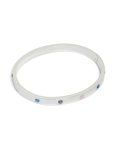 Waterproof Stainless Steel Cubic Zirconia Tennis Toggle Bracelet