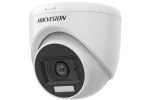 Hikvision DS-2CE76D0T-LPFS 2MP Smart Hybrid Light Audio 2.8MM Fixed Turret Camera 20M Ir Switchable Signals Tvi ahd cvi cvbs Dig
