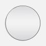 Emerging Creatives Deep Frame Round Mirror - Slim 60