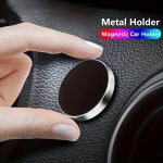 Round Magnetic Mobile Phone Holder - Strong Suction Multifunctional Stylish Design - Durable Holder Convenient For Installing Mo