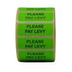 Label - Please Pay Levy - 1000'S