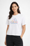 Adidas Womens Logo Short Sleeve Tee White - 10XL